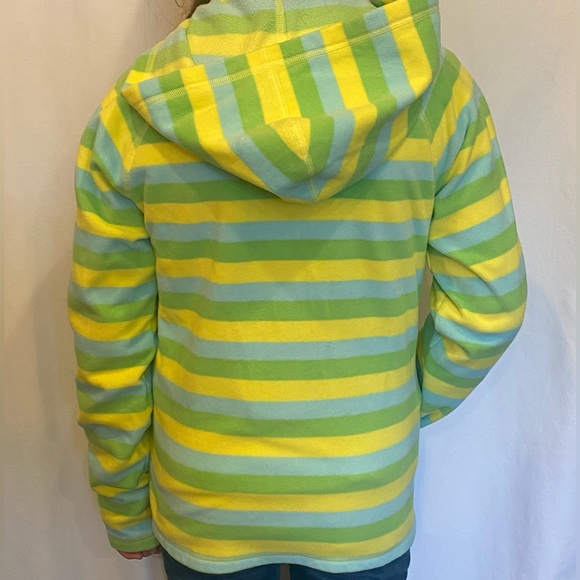 The North Face 💛🩵💚 Fleece jacket - Girls - size Med 10/12 - Picture 2 of 9